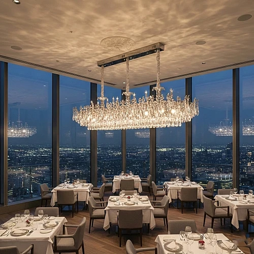 علاقي مودرن فضي E14*18