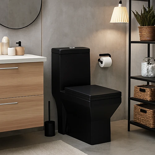 كرسي افرنجي مربع عريض 30 سم اسود (تُضاف رسوم الأوزان الثقيلة)