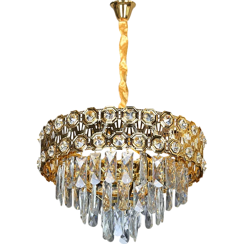 علاقي مودرن ذهبي E14*5 مقاس 400 ملم