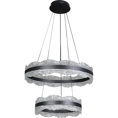 نجف مودرن 400+600أسود+3اضاءات 135W