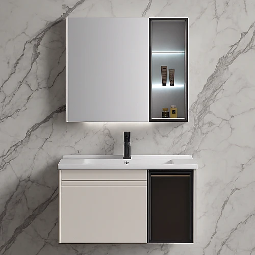 مغسلة مقاس 80 سم ابيض (تُضاف رسوم الأوزان الثقيلة)