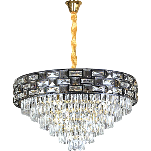 علاقي مودرن اسود+ذهبي E14*15