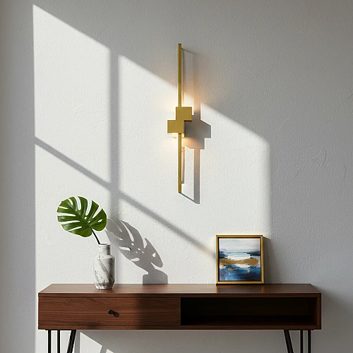 ابليك مودرن ذهبي لون الانارة 3اضاءات W5