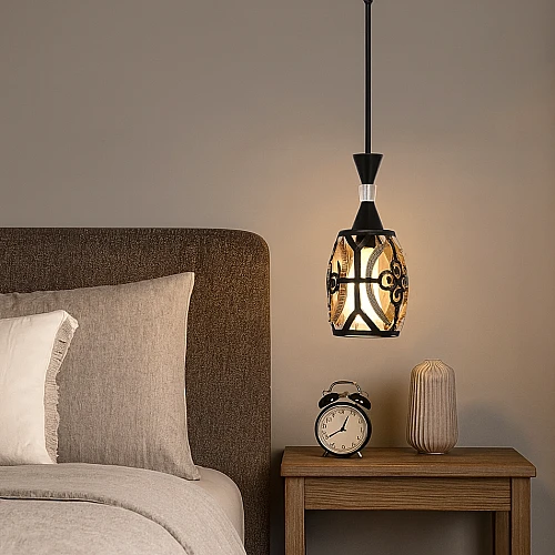 علاقي مودرن اسود E27*1