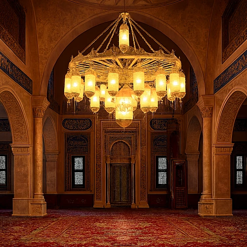 نجف اسلامي 7 قطع مساجد وقصور طول 2 متر * عرض 2 متر  - (هذا المنتج متاح داخل مدينة جدة فقط)