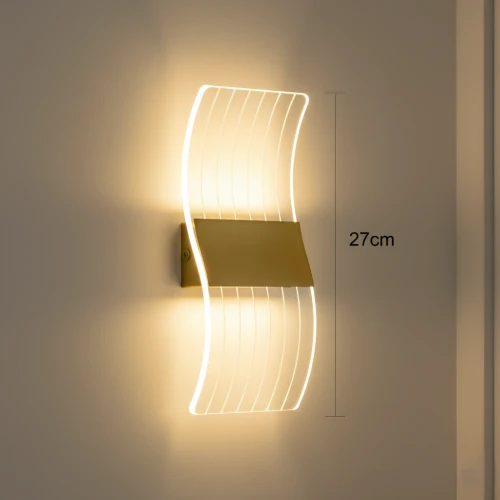 إضاءة أبليك حائط مودرن زيتي لون الانارة 3 اضاءات 5 واط