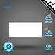  صورة منتج كشاف سقف مستعار مستطيل مقاس 60*120 سم لون الانارة ابيض 100 واط موديل HU2098/100W/WH
