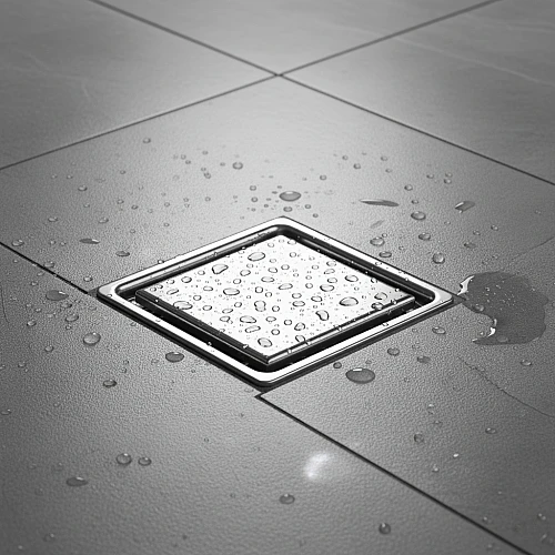 صفاية بلاط مقاس 20*20 ستانلس ستيل 304 كروم