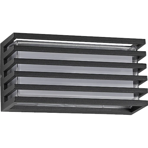 كشاف بوابة اسود لون الانارة اصفر 12 واط