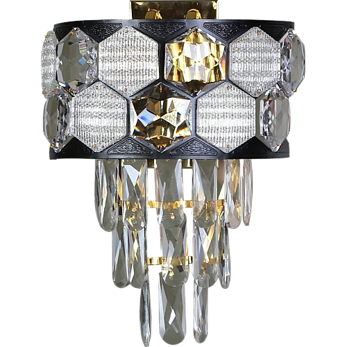 ابليك مودرن ذهبي + اسود E14*2