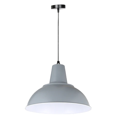 علاقي مودرن 2 متر رمادي + ابيض E27*1 مقاس 300 ملم