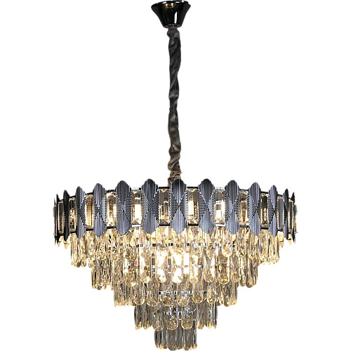 نجف مودرن فضي E14*9L مقاس 60 سم