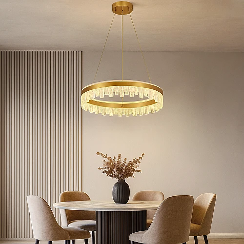 علاقي مودرن ذهبي لون الانارة 3 اضاءات واط 55 مقاس 400 ملم