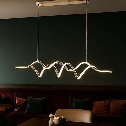 علاقي مودرن ذهبي لون الاضاءة 3 اضاءات 55 واط