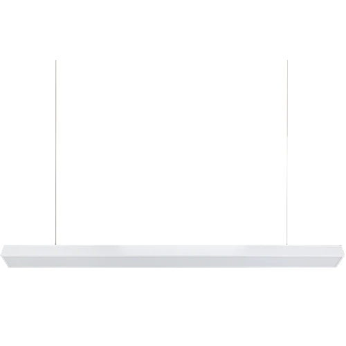 كشاف بنل مكتبي معلق ابيض مع لون الانارة شمسي كريمي 30 واط مقاس 120 سم