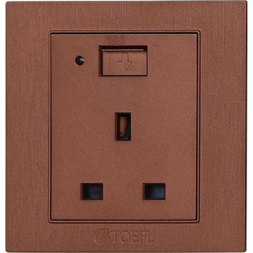 فيش ثلاثي مع منفذ يو اس بي USB لون كوفي راقي توفل فيش ثلاثي مع منفذ يو اس بي USB لون كوفي راقي توفل