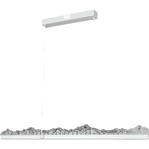 نجف مودرن ابيض لون الانارة 3 اضاءات 55 واط مقاس 1200 ملم