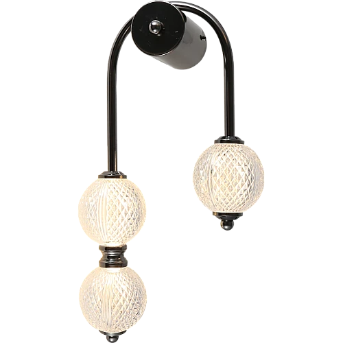 ابليك مودرن اسود مطفي لون الانارة 3 اضاءات 12 واط