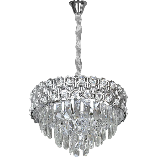 علاقي مودرن فضي E14*9 مقاس 400 ملم