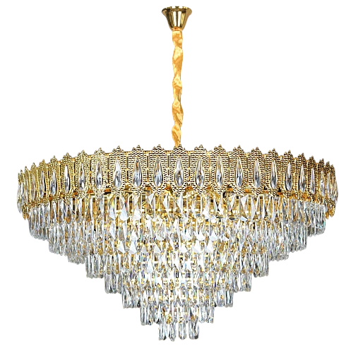 علاقي مودرن ذهبي E14*22 قطر 100 سم