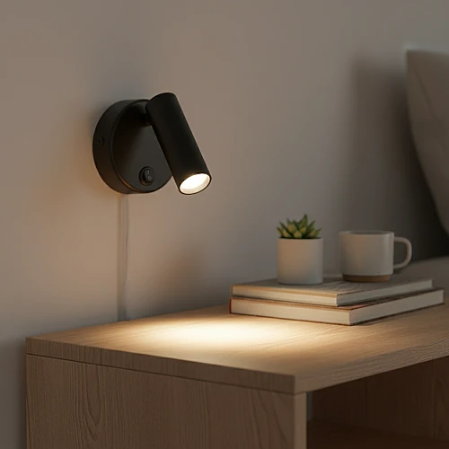 إضاءة أبليك حائط مودرن اسود لون الانارة اصفر واط 3 إضاءة أبليك حائط مودرن اسود لون الانارة اصفر واط 3