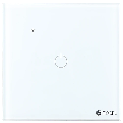 مفتاح مفرد ذكي تحكم عن بعد WiFi سهل الاستخدام يعمل باللمس تحكم بالجوال متوافق مع اليكسا وجوجل هوم توفل مفتاح مفرد ذكي تحكم عن بعد WiFi سهل الاستخدام يعمل باللمس تحكم بالجوال متوافق مع اليكسا وجوجل هوم توفل