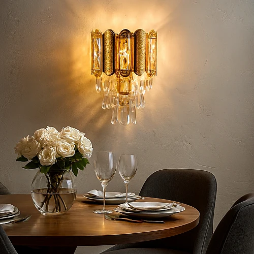 ابليك مودرن ذهبي E14*2