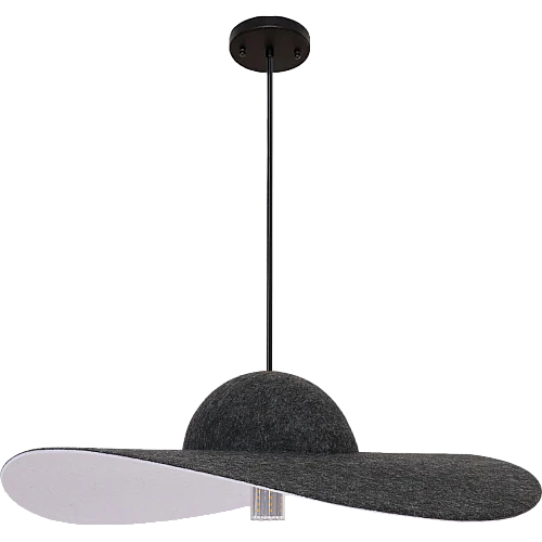 علاقي مودرن رمادي E27*1L قطر 800 ملم