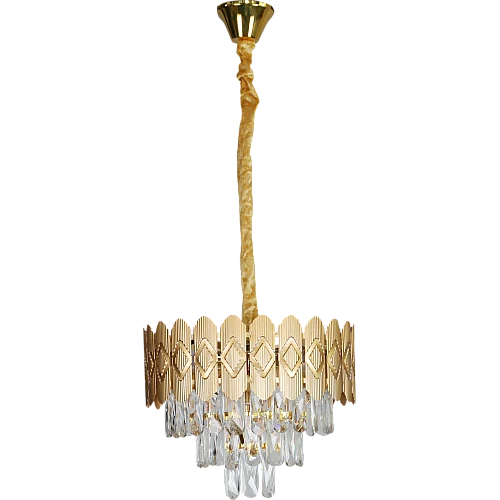 نجف مودرن ذهبي E14*5L قطر 400 ملم