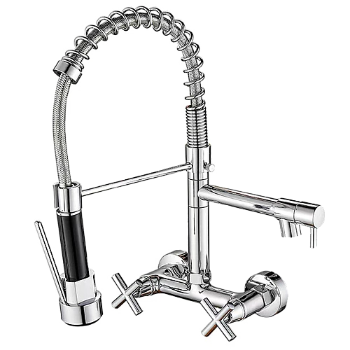 خلاط مطبخ جداري سحاب كروم