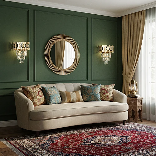 ابليك مودرن ذهبي E14*2