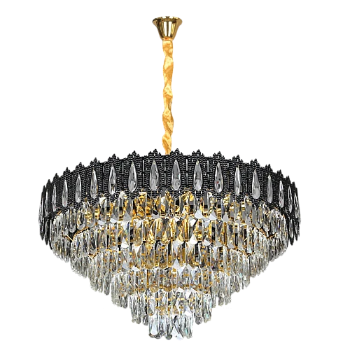 علاقي مودرن اسود+ ذهبي E14*15