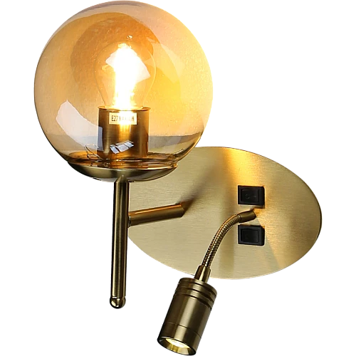 إضاءة ابليك حائط مودرن مفرد اسود E27*1L