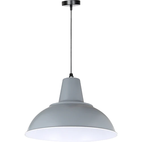 علاقي مودرن رمادي + ابيض E27*1 مقاس 400 ملم