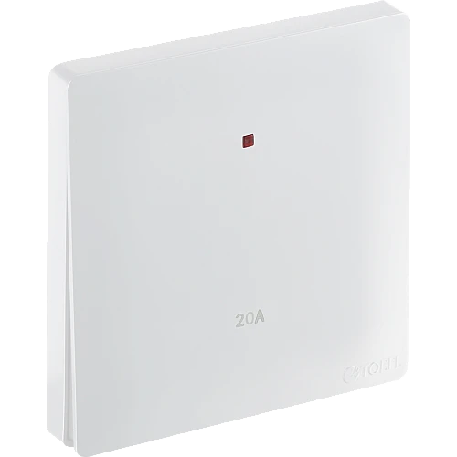 مفتاح سخان مربع 20 امبير لون ابيض بيانو