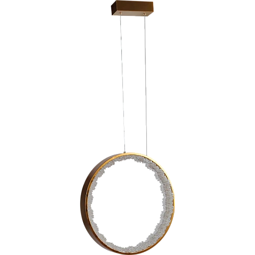 نجف مودرن ذهبي لون الانارة 3 اضاءات 55 واط قطر 40 سم