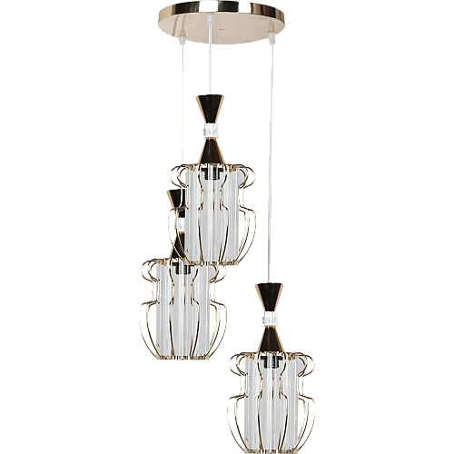 علاقي مودرن ذهبي E27*3