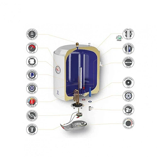 سخان ماء خزف أفقي 50 لتر