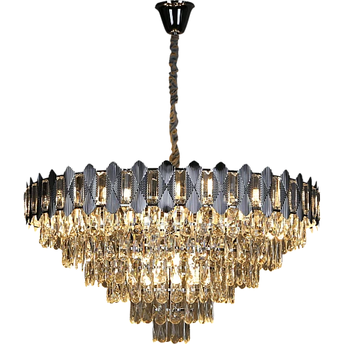 نجف مودرن فضي E14*15L مقاس 80 سم