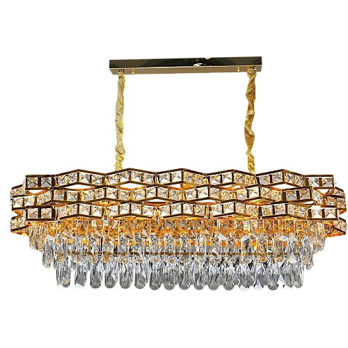 علاقي مودرن ذهبي E14*14 مقاس 1000*350 ملم علاقي مودرن ذهبي E14*14 مقاس 1000*350 ملم