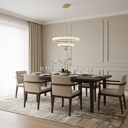 علاقي مودرن ذهبي لون الانارة 3 اضاءات واط 125