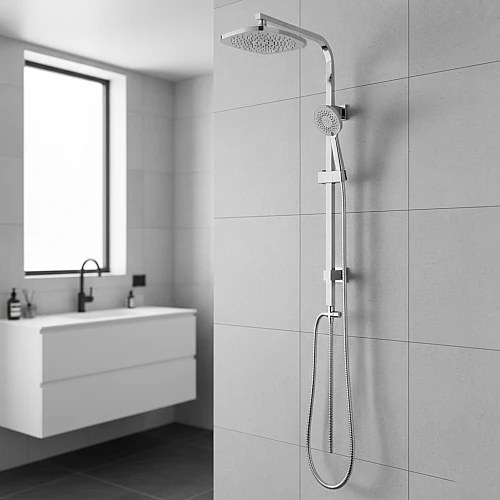 مسطرة مع سماعة كروم