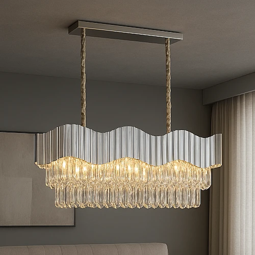 نجف مودرن فضي E14*10L