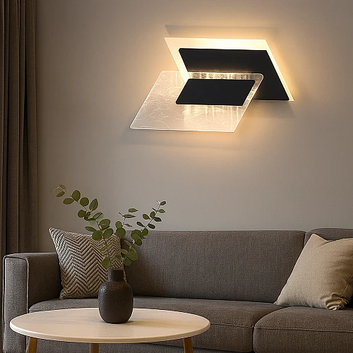 لطش مودرن 240*140 اسود لون الانارة 3 اضاءات واط 5