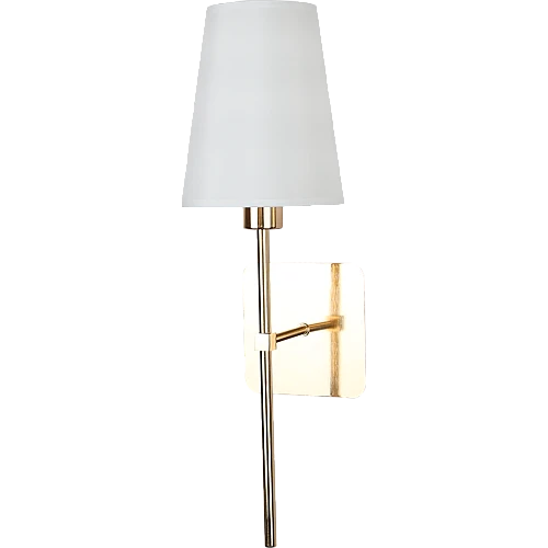  صورة منتج إضاءة ابليك حائط مودرن مفرد ذهبي E14*1L موديل WA/D6140/1FGD