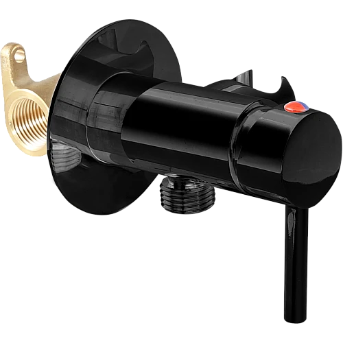 خلاط شطاف مخفي مدور اسود مع القلب