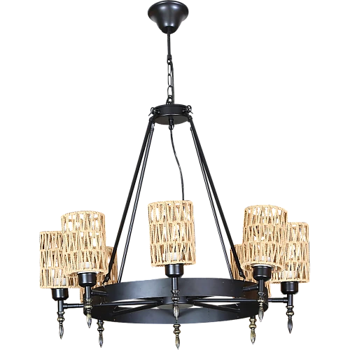 علاقي مودرن اسود E27*8