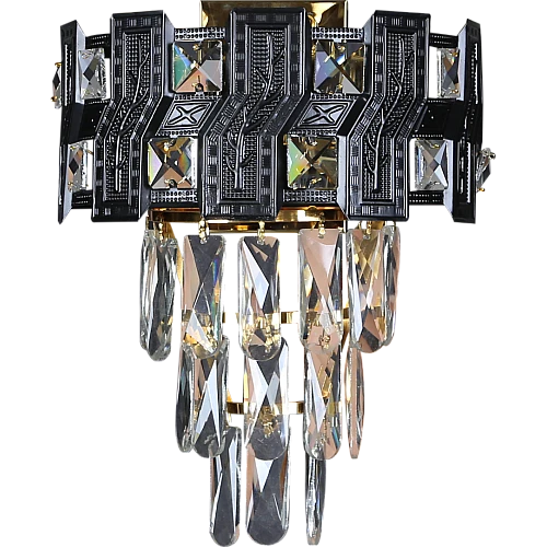 ابليك مودرن اسود +ذهبي E14*2