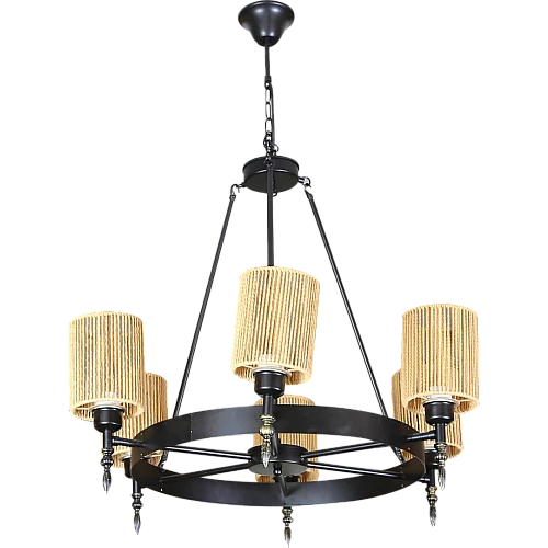 علاقي مودرن اسود E27*6