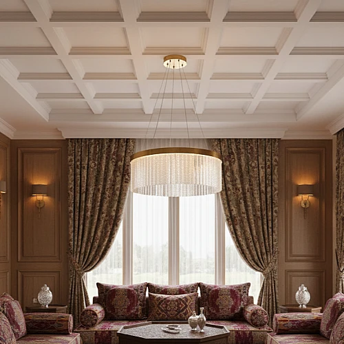 علاقي مودرن ذهبي لون الانارة 3 اضاءات واط 65 مقاس 600 ملم